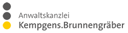 Anwaltskanzlei Kempgens. Brunnengräber Logo